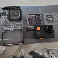 Go pro action camera  4k acquatica 