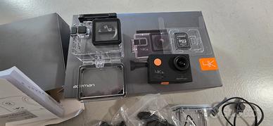 Go pro action camera  4k acquatica 