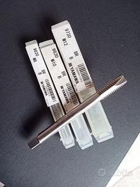 lotto 3 maschi filettare m8 M10 m12 