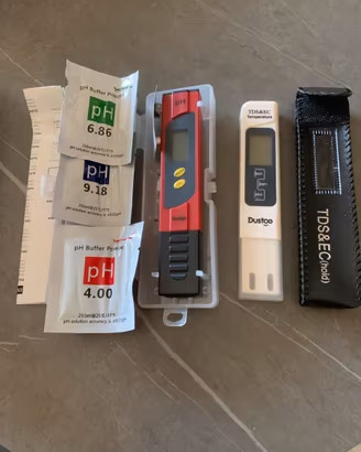 Tester per ph e temperatura acqua
