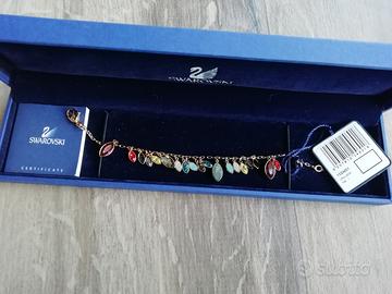 Swarvski braccialetto nuovo anni 2000 multigemme