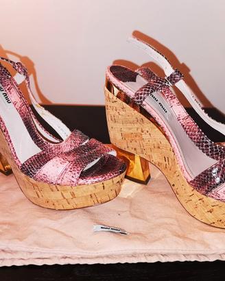 Sandali Miu Miu numero 38 gruppo Prada