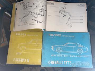 Manuali officina e cataloghi ricambi renault.
