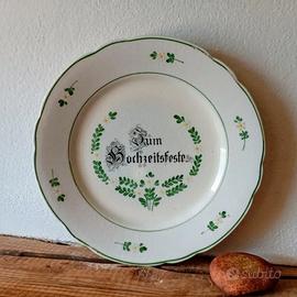 Piatti nozze Jugendstil Hochzeitsfeteller '900