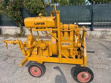 A95 Pompa acqua con motore Lister 3 cil