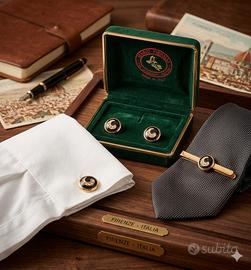 Set gemelli uomo vintage Mario Pieralli 