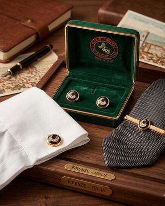 Set gemelli uomo vintage Mario Pieralli 