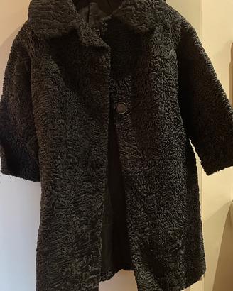 Cappotto Pelliccia in vero astrakan