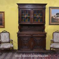 Antica credenza Umbertino doppio corpo del 900