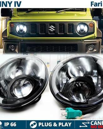 FARI LED + Staffe Per SUZUKI JIMNY 4 Angel Eyes