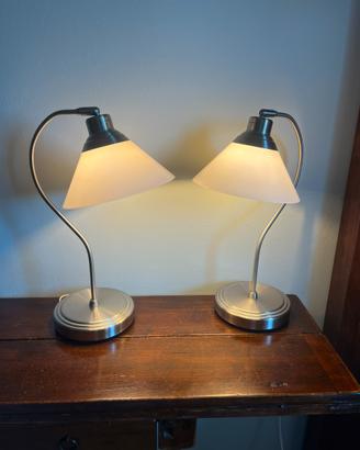 Lampada da tavolo, abat jour, in coppia