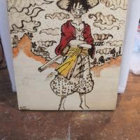 quadretto one piece luffy 