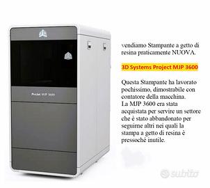 Stampante 3D - 3D Systems MJP3600