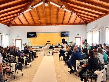 Passatoia bianca 9m+1m da matrimonio usata