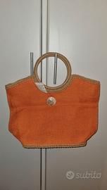 Borsa arancione Benetton