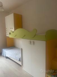 Camera da letto ragazzi 2 letto