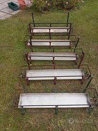 Fioriere forgiate a mano