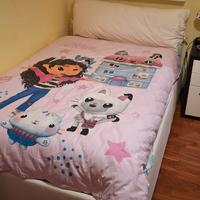 LETTO CONTENITORE 1 PIAZZA E MEZZA + COMODINO 