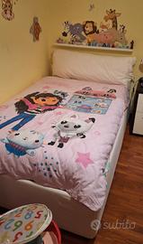 LETTO CONTENITORE 1 PIAZZA E MEZZA + COMODINO 