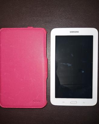 Samsung Tab 3 Lite SM-T110 Bianco + Custodia + USB