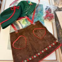 Vestito da bambina tirolese d’epoca originale
