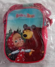 Masha and Bear Orso tracolla bambini nuova