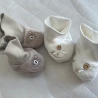 Scarpine pantofole neonato taglia unica