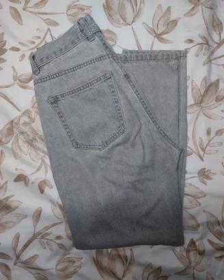 Jeans mom grigio chiaro Pull & bear