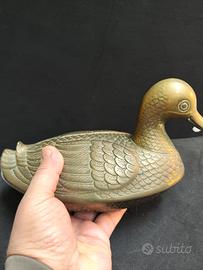 Anatra in ottone Porta Bon Bon anni 60