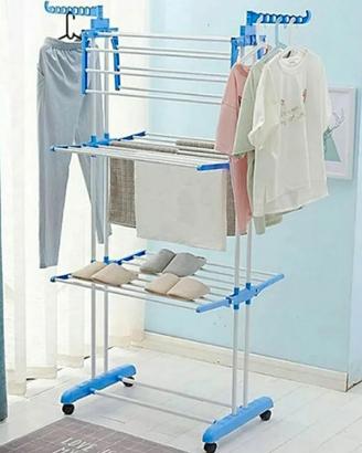 Appendi abiti verticale con ruote