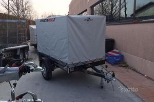 Rimorchio carrello con centina 200 x 115 x 120 cm