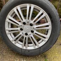 CERCHI LEGA MERCEDES con pneumatici 195/55 16