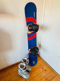 Snowboard Volkl Composite 145 + attacchi +scarponi