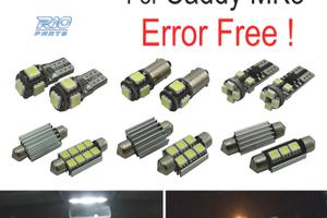 KIT 13 LAMPADE LED INTERNE PER VOLKSWAGEN VW CADDY