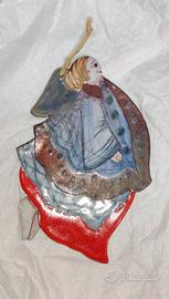 Ceramica Raku Silvana Chiaudani - Angelo 25 cm