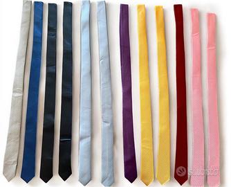 Cravatte Slim Fit Nuove in Raso - stile elegante