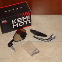 KEMIMOTO Specchietti Universali, E9 omologato