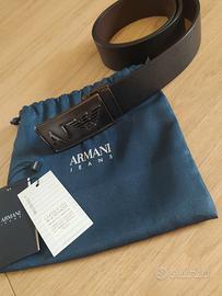Cintura uomo ARMANI JEANS originale in vera pelle
