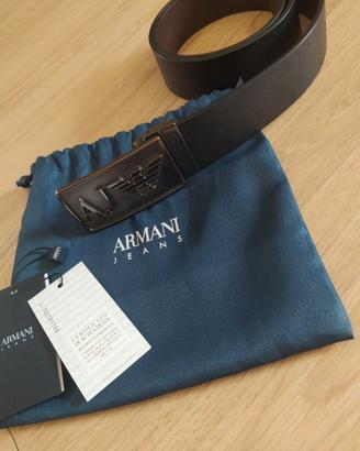 Cintura uomo ARMANI JEANS originale in vera pelle