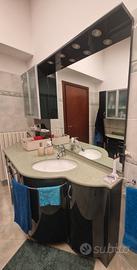 Arredo Bagno Completo in Marmo Verde + Sanitari
