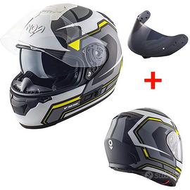 CASCO INTEGRALE MOTO NOS NS7F FIBRA + VISIERA FUME