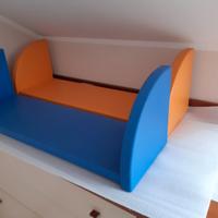 4 mensole colorate, fatte a mano