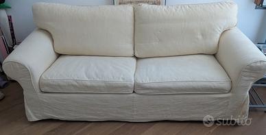 Divano letto Ikea a 2 posti, beige chiaro