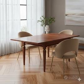 tavolo in legno di ciliegio in stile