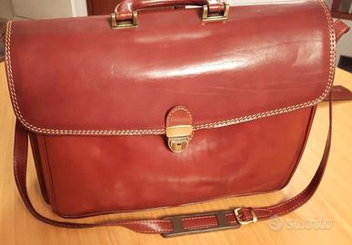 borsa cuoio portadocumenti