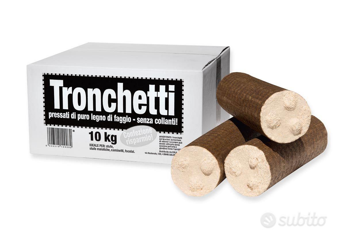 Legna Pressata Italiana Tronchetti Da Ardere Legno Pressato 50kg