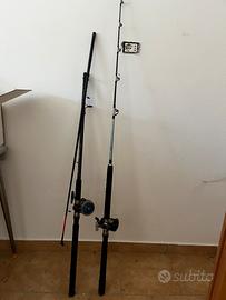 Canna da pesca per traina