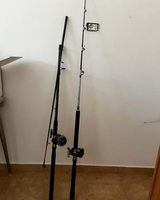 Canna da pesca per traina