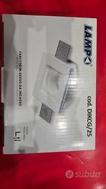 faretto in gesso ad incasso 