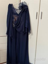 Tuta blu elegante matrimonio Idea Sposa tg. IT 54
